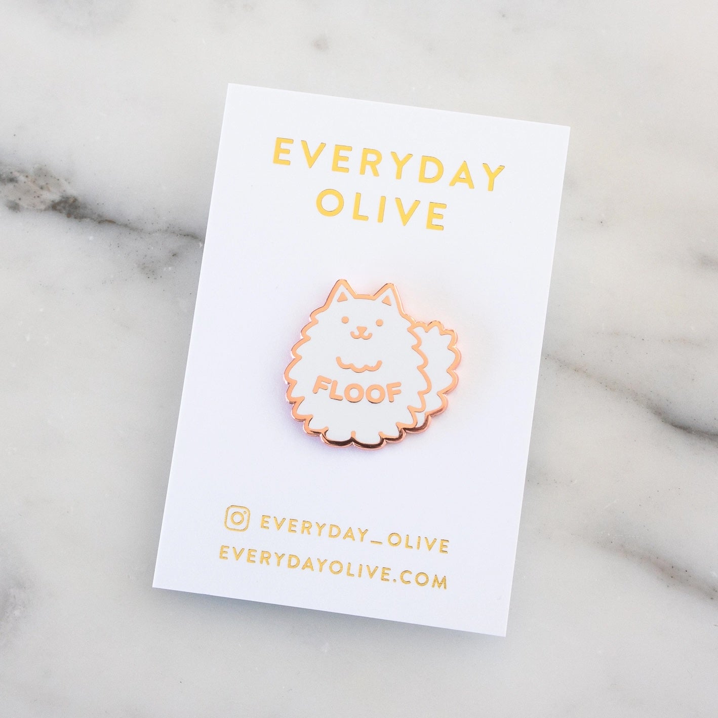 Floof Enamel Pin