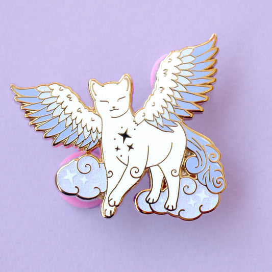 Air Cat Enamel Pin
