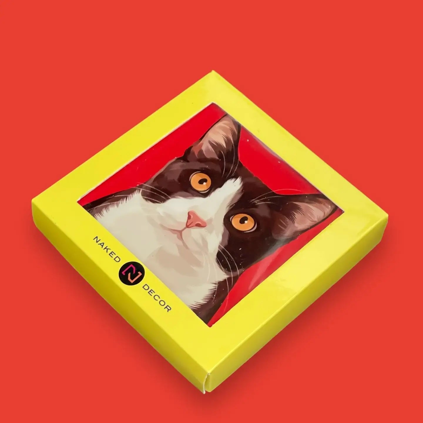 Coasters - Tuxedo Cat