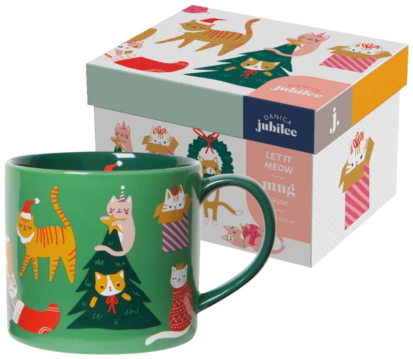 Let it Meow Christmas Mug in a Box