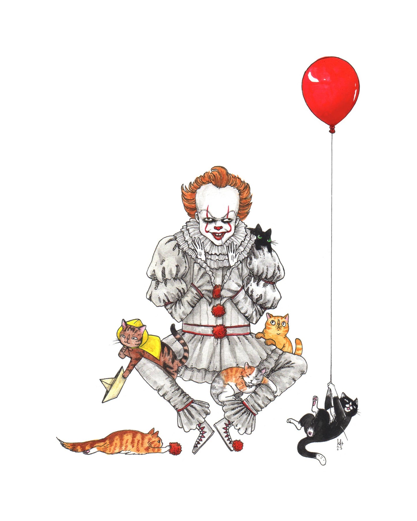 Horror Cats - Pennywise