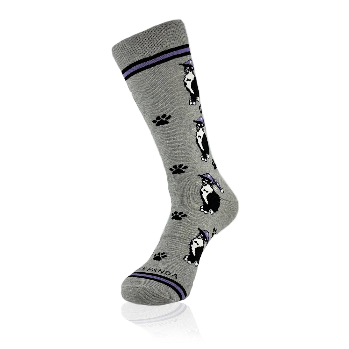 Cat Wearing a Hat Socks