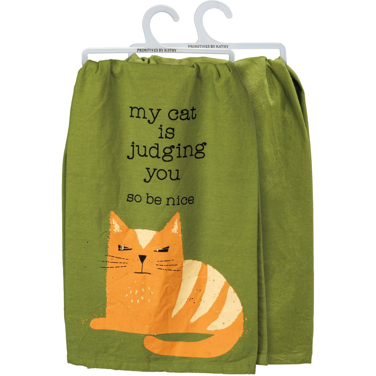 My Cat Is Judging Kitchen Towel