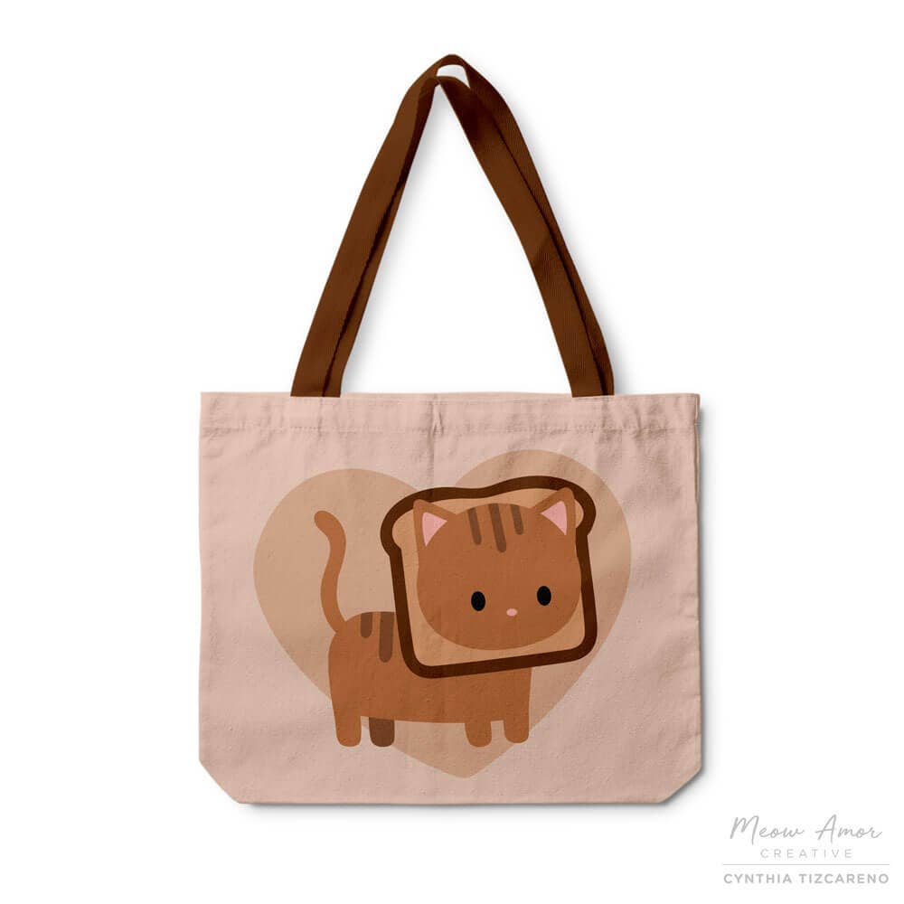Tote Bag - Toast Cat