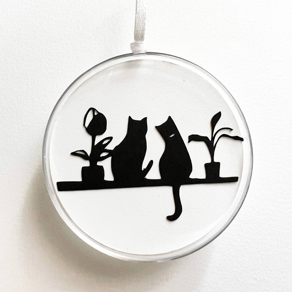 Cats and Plants Ornament