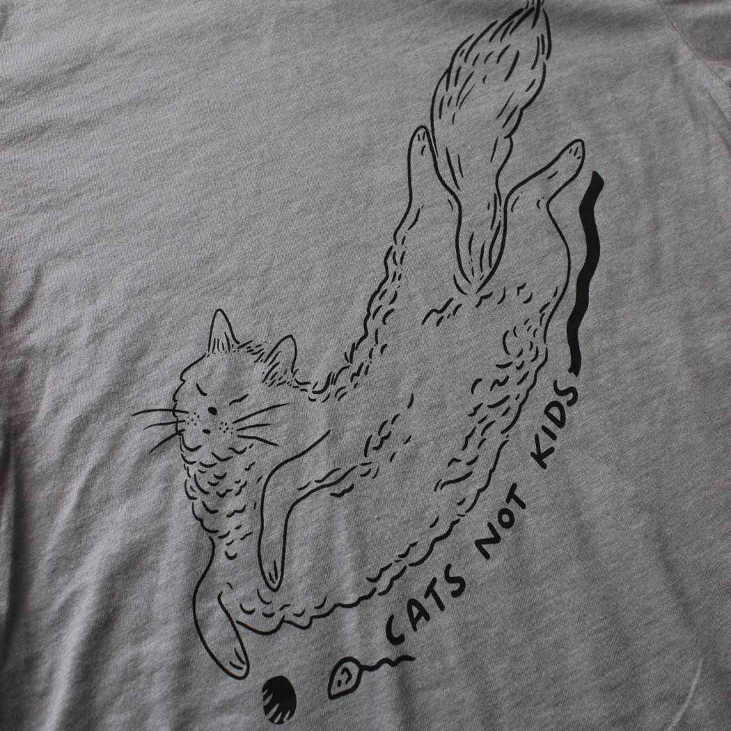 Cats Not Kids - Laying Down Shirt