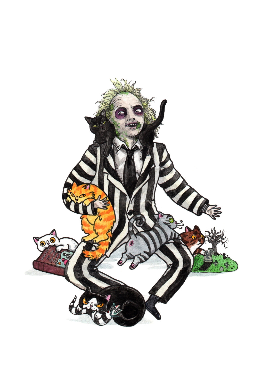 Horror Cats - Beetailjuice