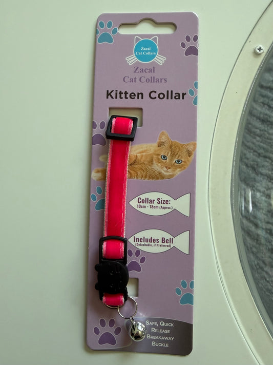 Velvet kitten collar