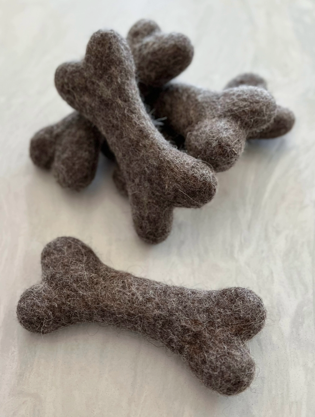 Felt Bone Cat Toy