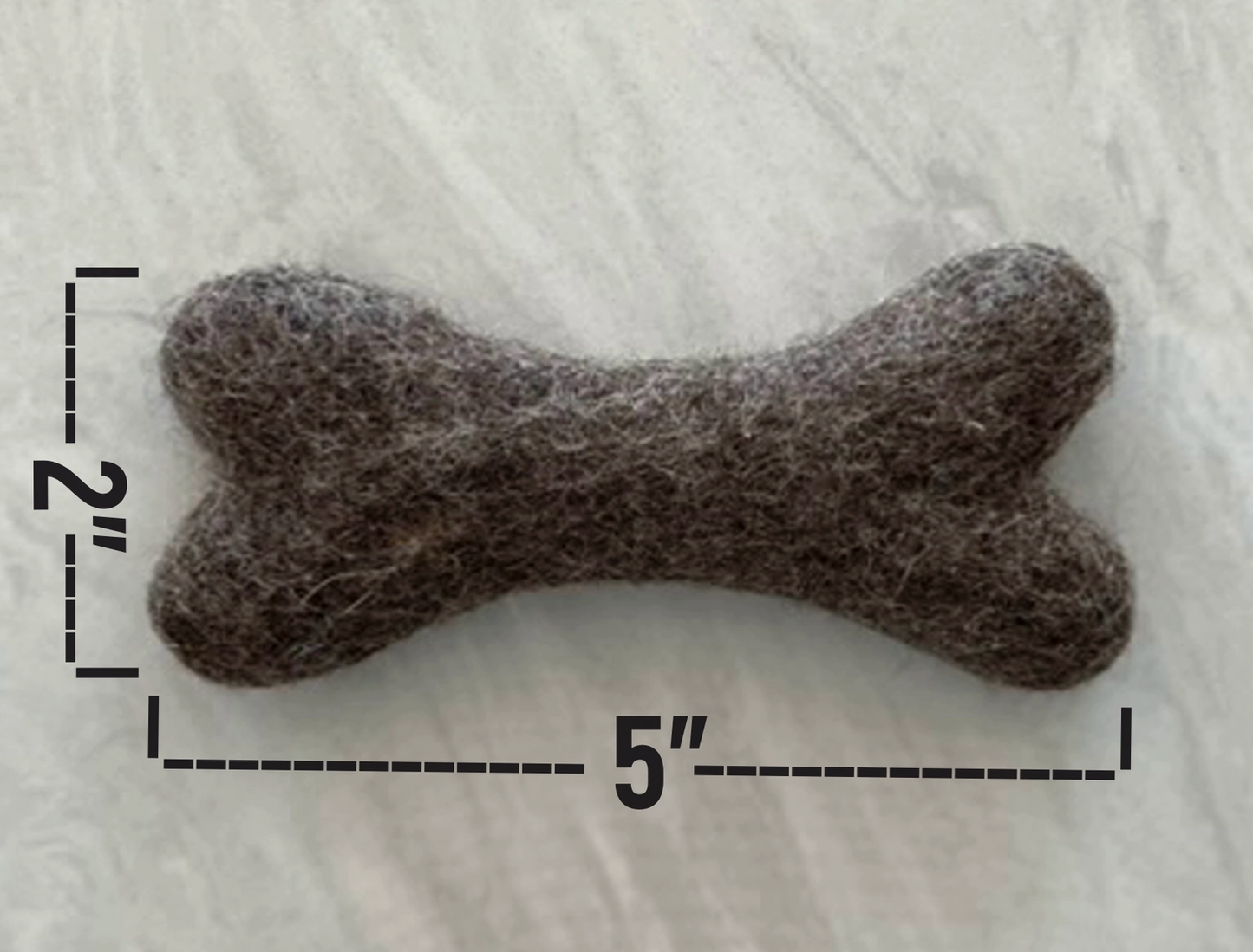 Felt Bone Cat Toy