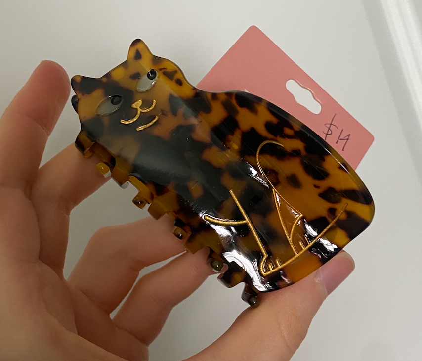 Maisie Cat Claw Clip