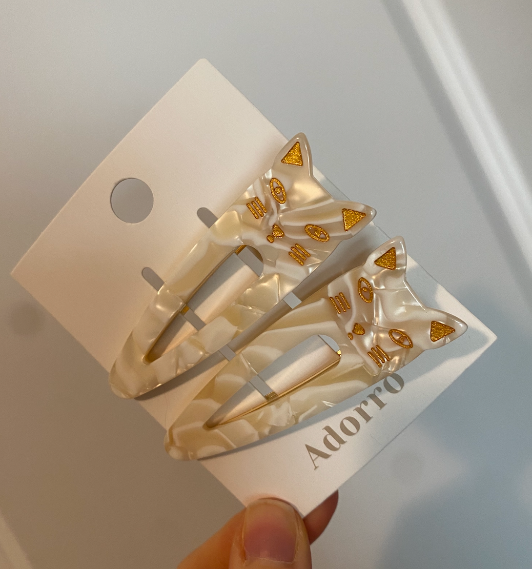 Cute Cat Hair Barrette Elodie Clip (Set of 2)