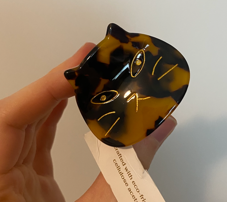 Small Grumpy Cat Claw Clip
