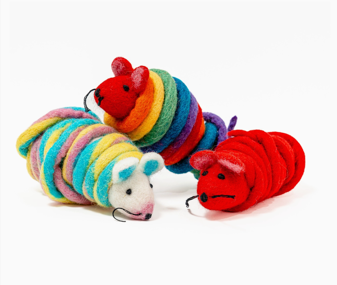 Wool Mouse Cat Toy With 6-Foot-Long Tail