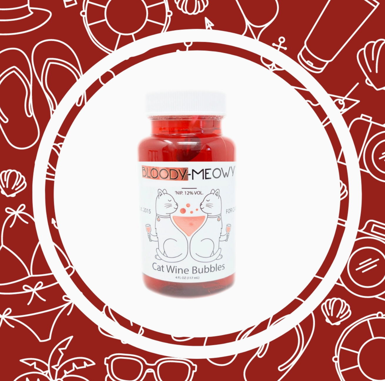 Cat Wine Bubbles - Non-Toxic Catnip Bubbles for Cats