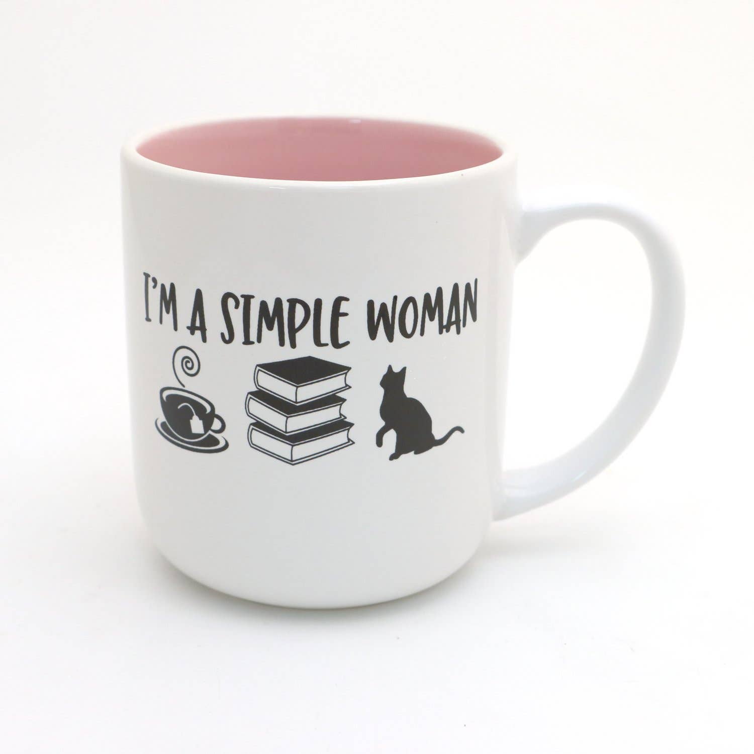 Mug - Books, Cats and Tea, I'm a Simple Woman