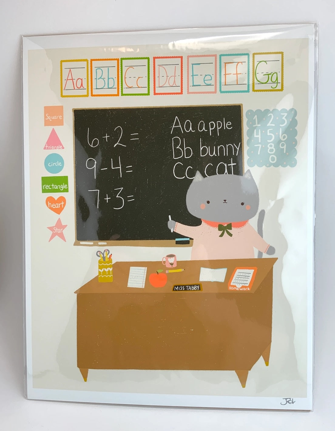 Cat School Art Print