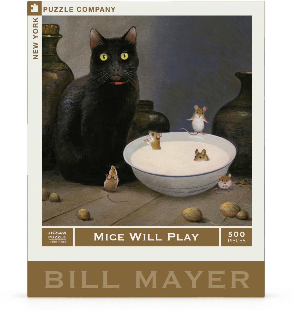 Mice Will Play - 500 Piece Jigsaw Puzzle