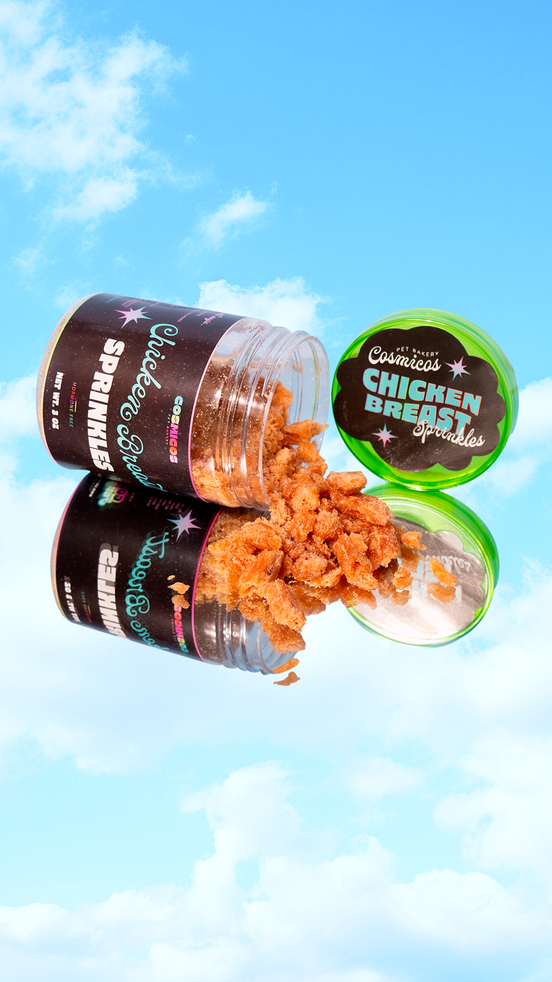 Chicken Breast Sprinkles | Food topper with Cats and Dogs