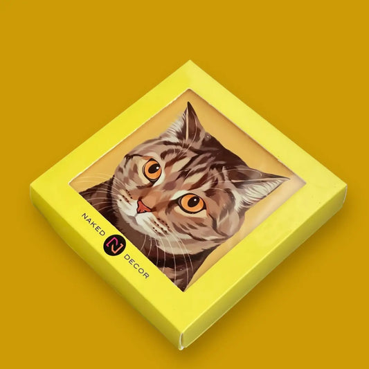 Coasters - Gray Tabby Cat
