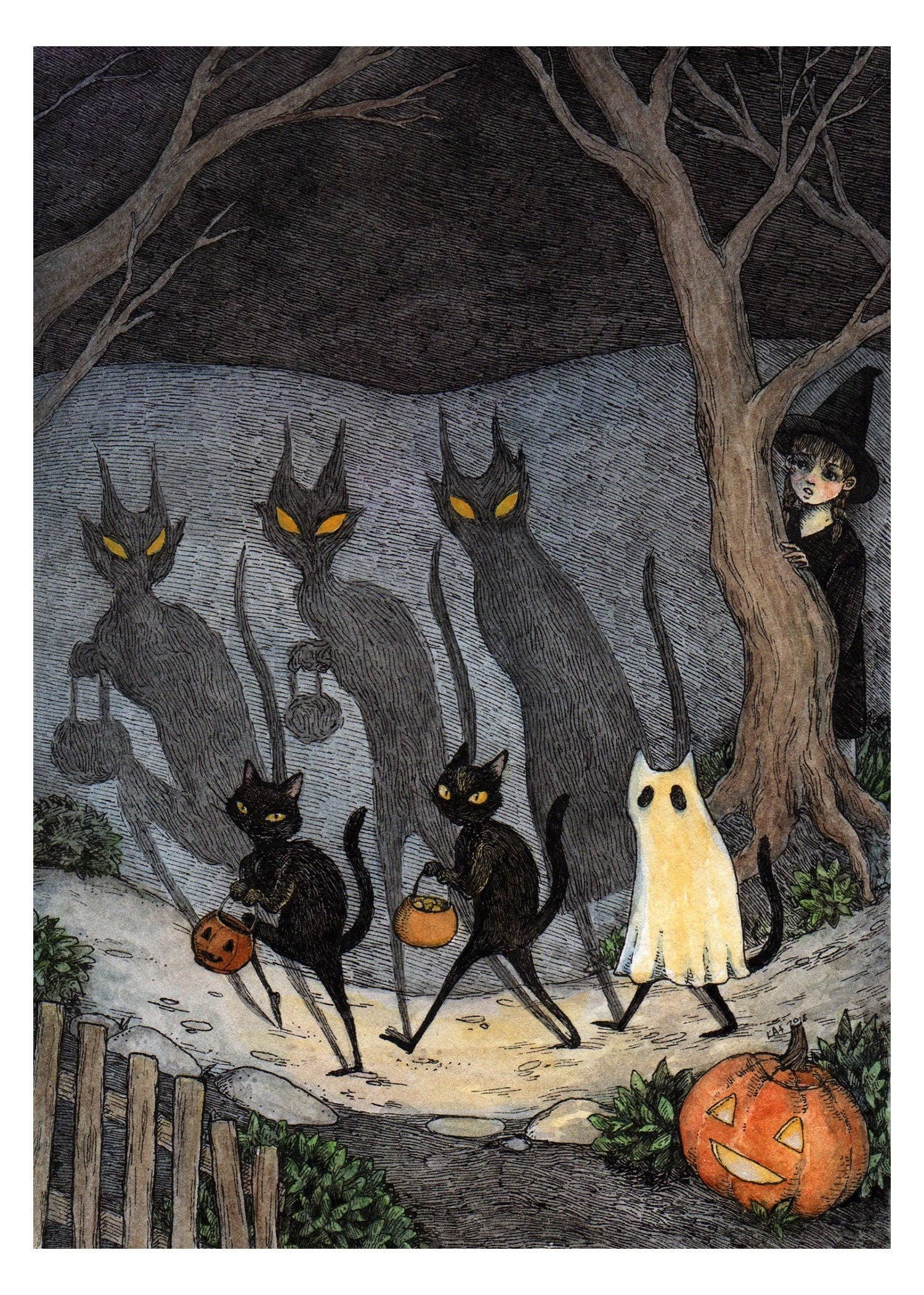 The Bad Luck Gang art print