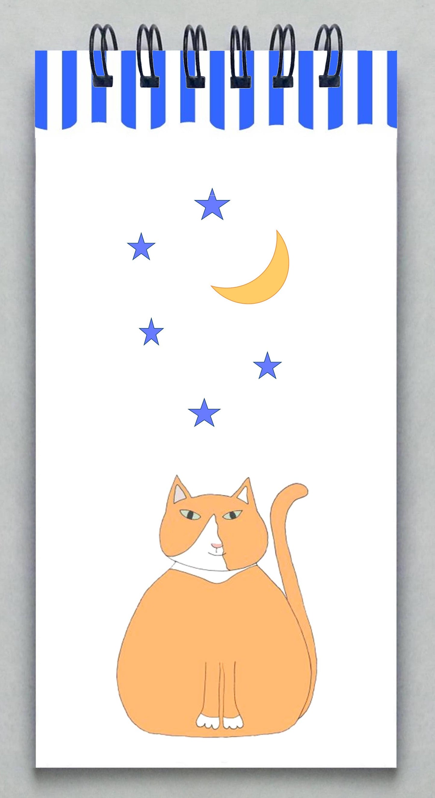 Notepad - Orange Cat