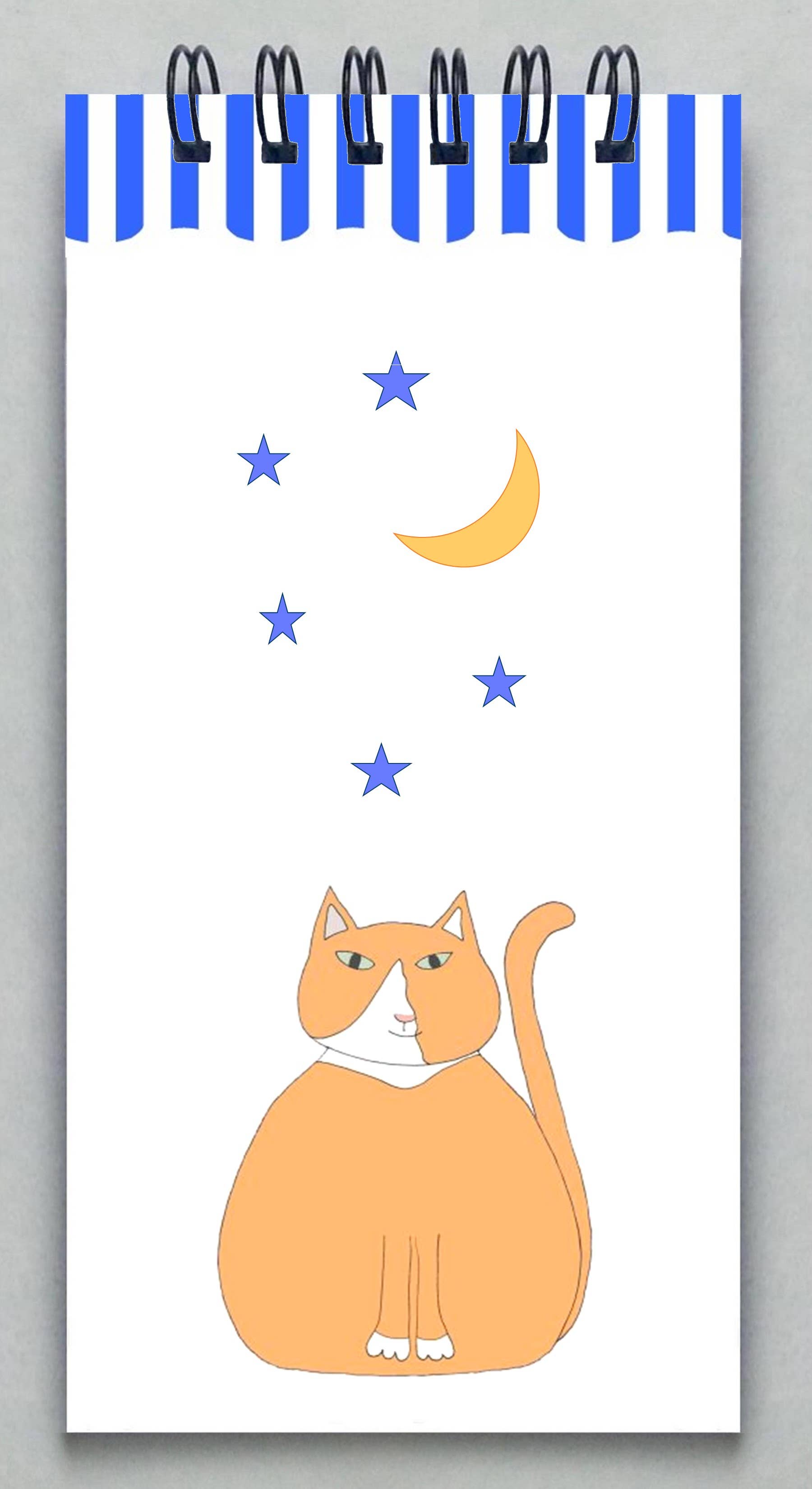 Notepad - Orange Cat