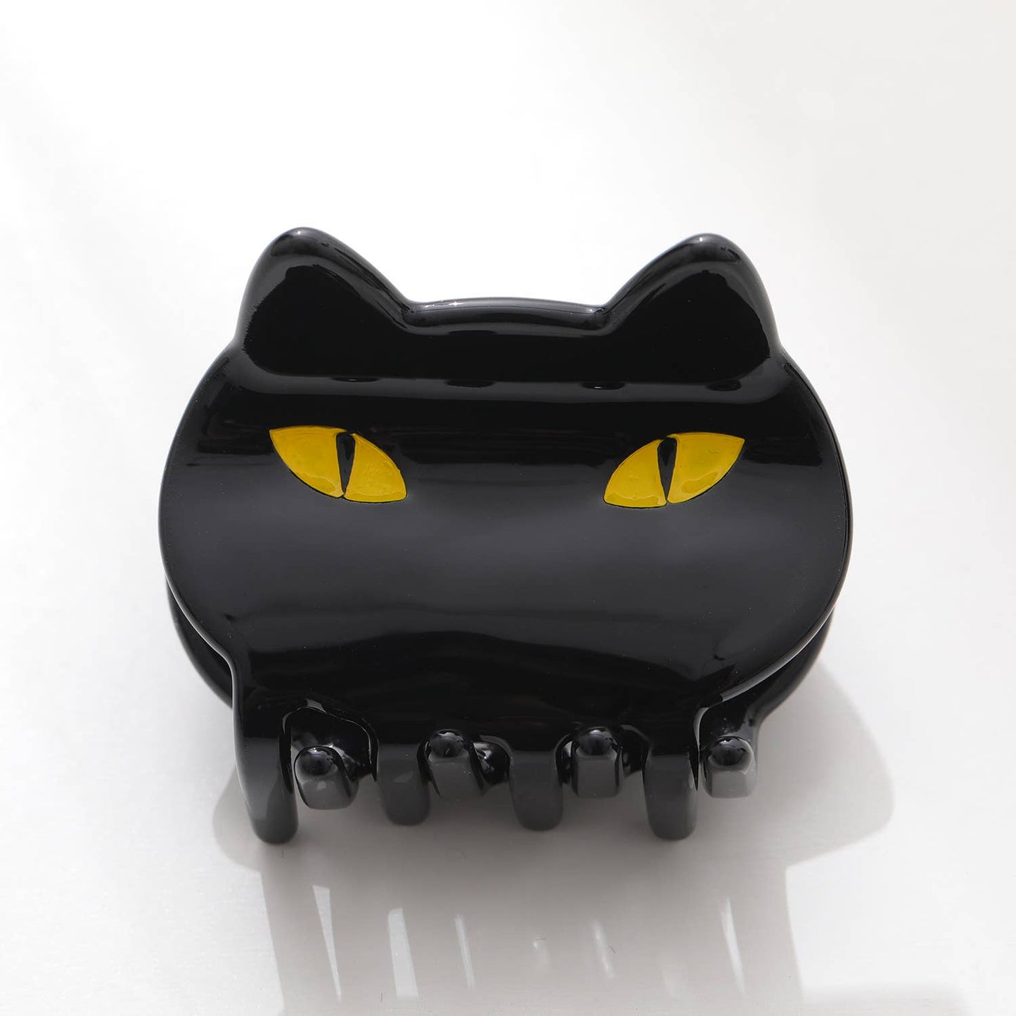 Black Cat Face Claw Clip