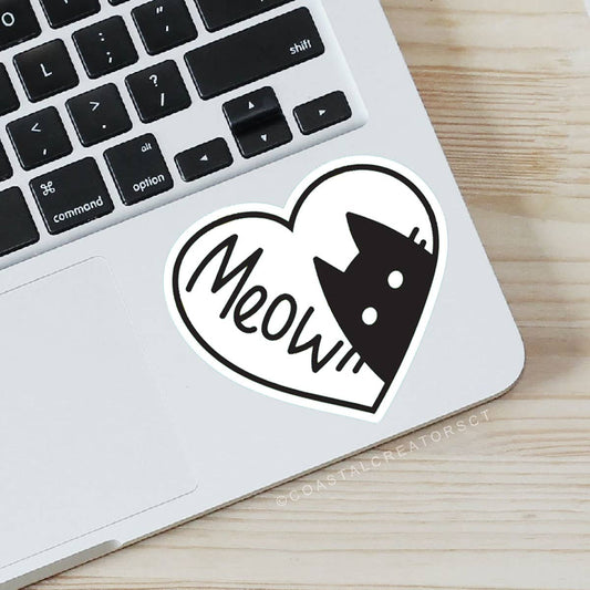 Cat Meow Vinyl Sticker