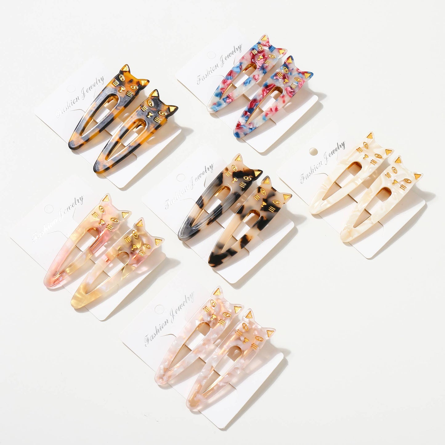 Cute Cat Hair Barrette Elodie Clip (Set of 2)