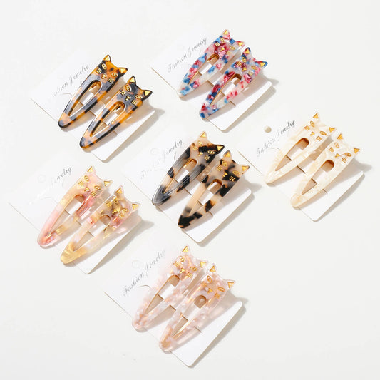 Cute Cat Hair Barrette Elodie Clip (Set of 2)