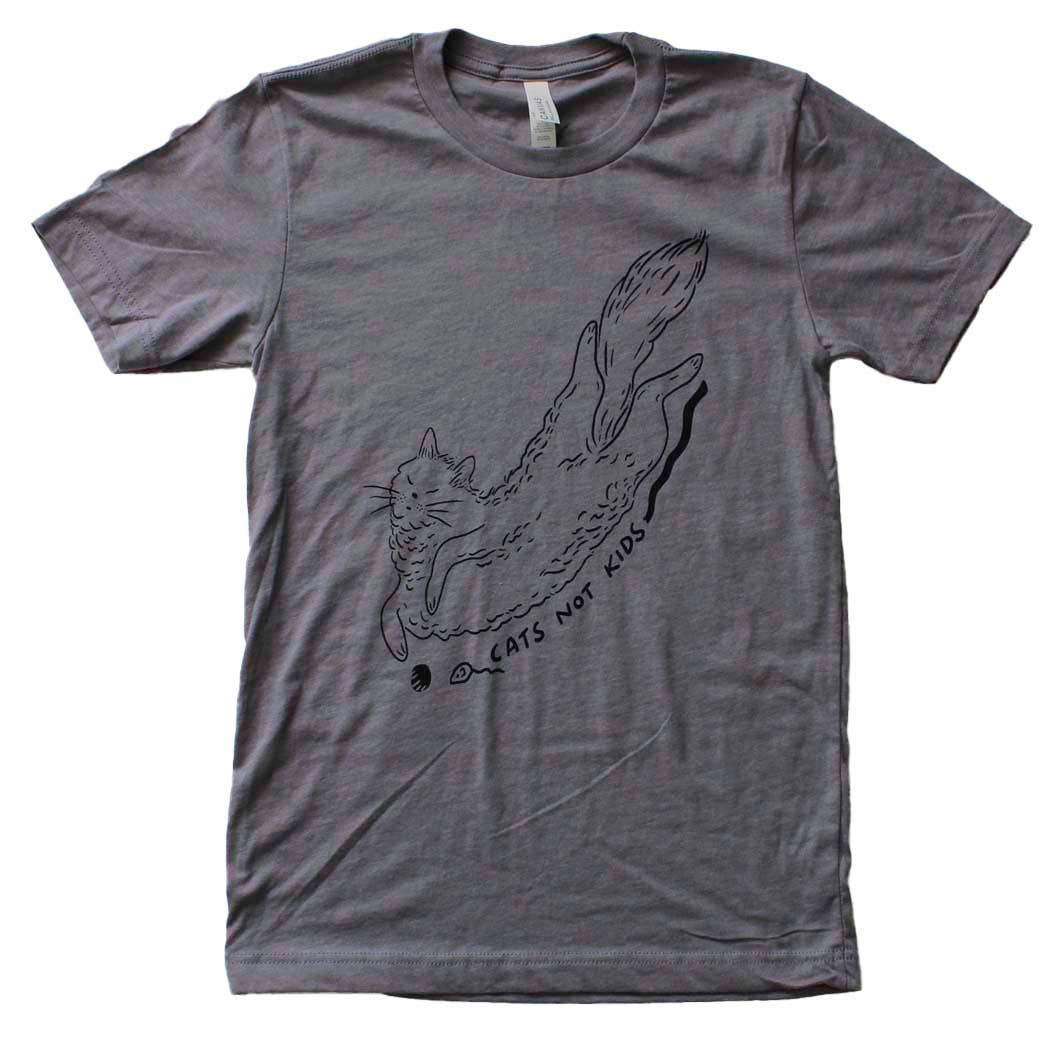 Cats Not Kids - Laying Down Shirt