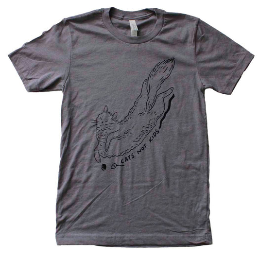 Cats Not Kids - Laying Down Shirt