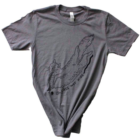 Cats Not Kids - Laying Down Shirt