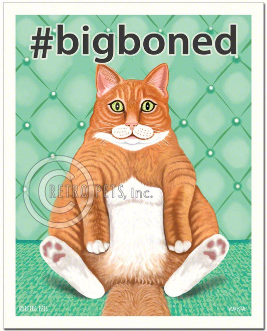 Cat Art "Big-boned"