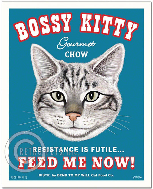 Cat Art "Bossy Kitty"