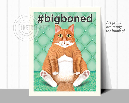Cat Art "Big-boned"