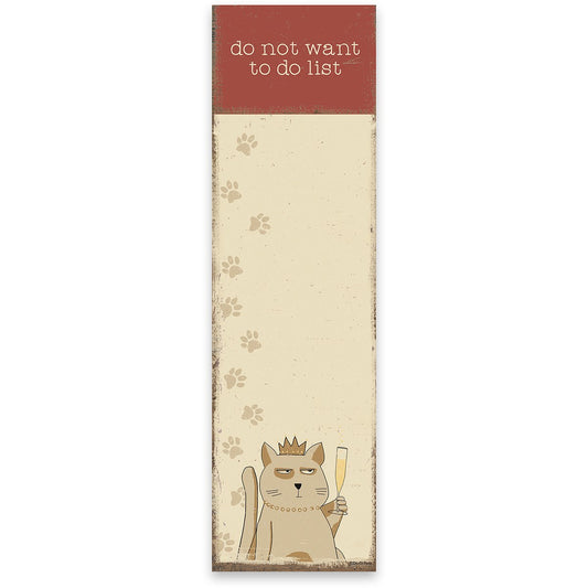 List Notepad - Do Not Want To