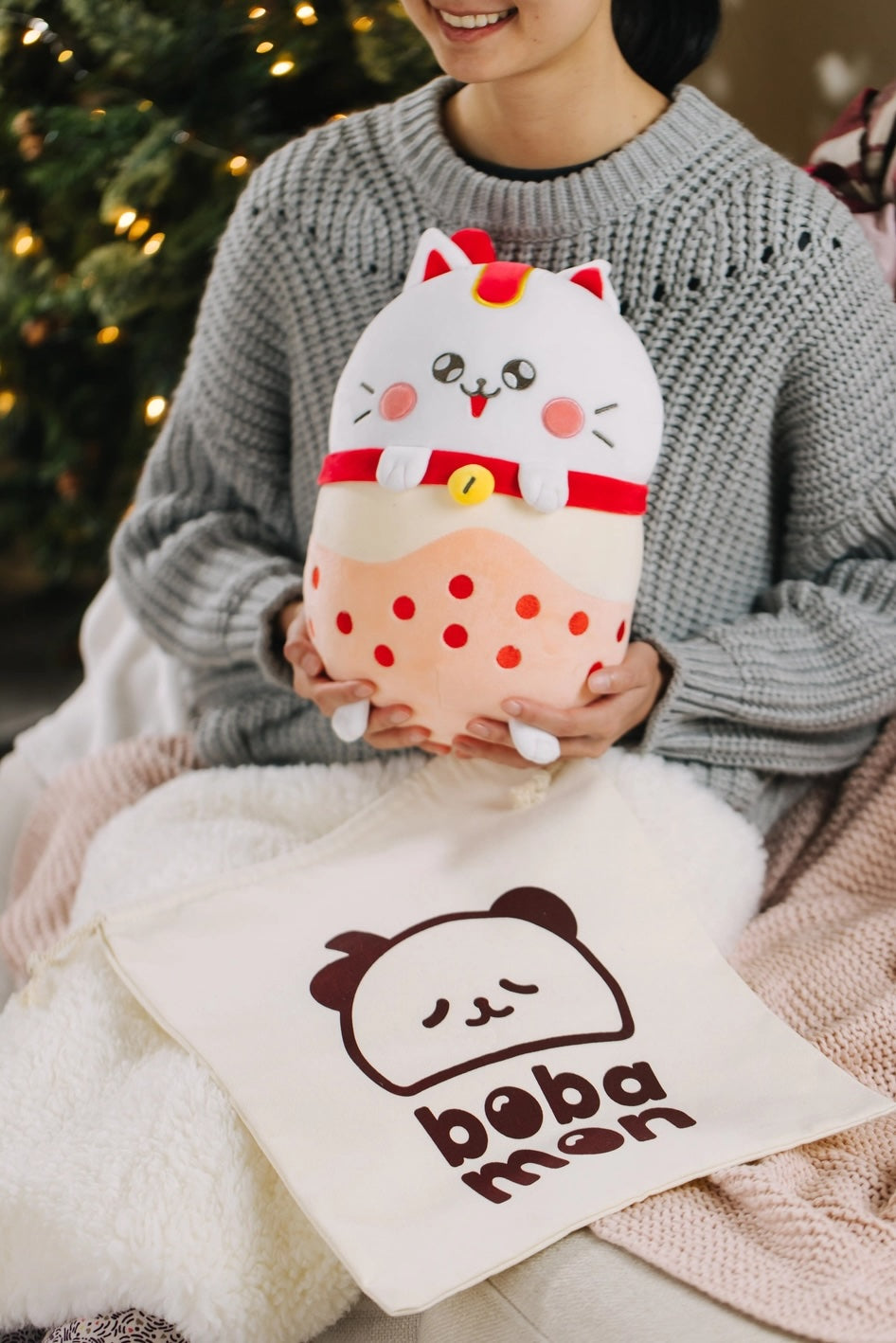 Pearl the Lucky Cat Plush