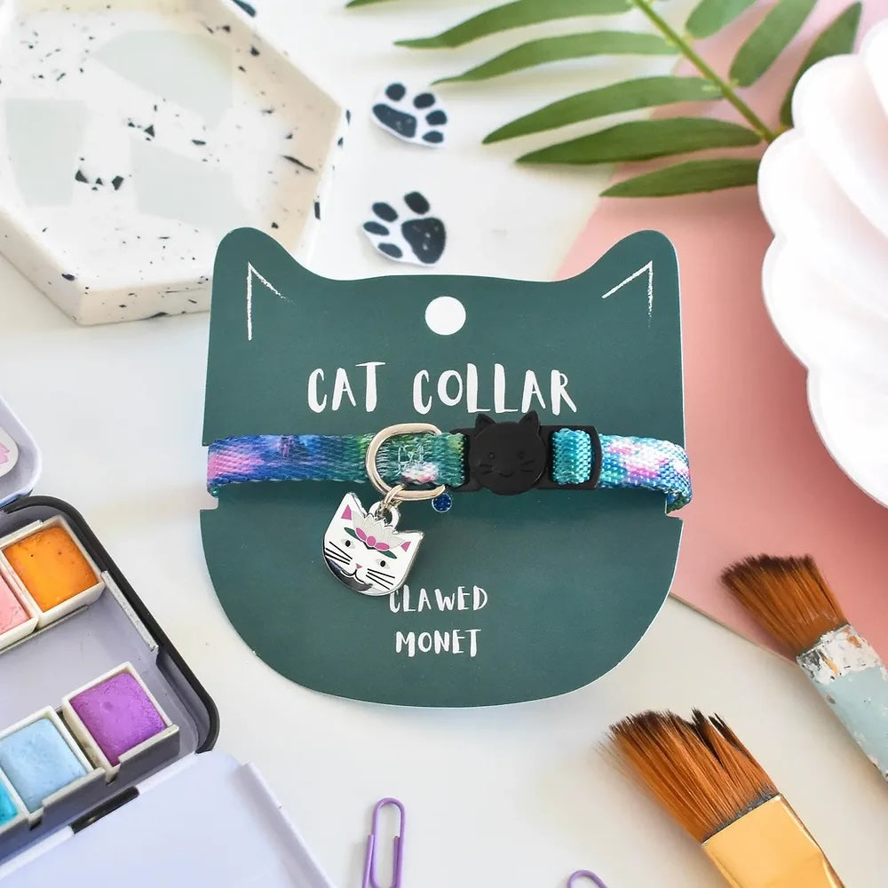 Artist Cat Collar - Clawed Monet