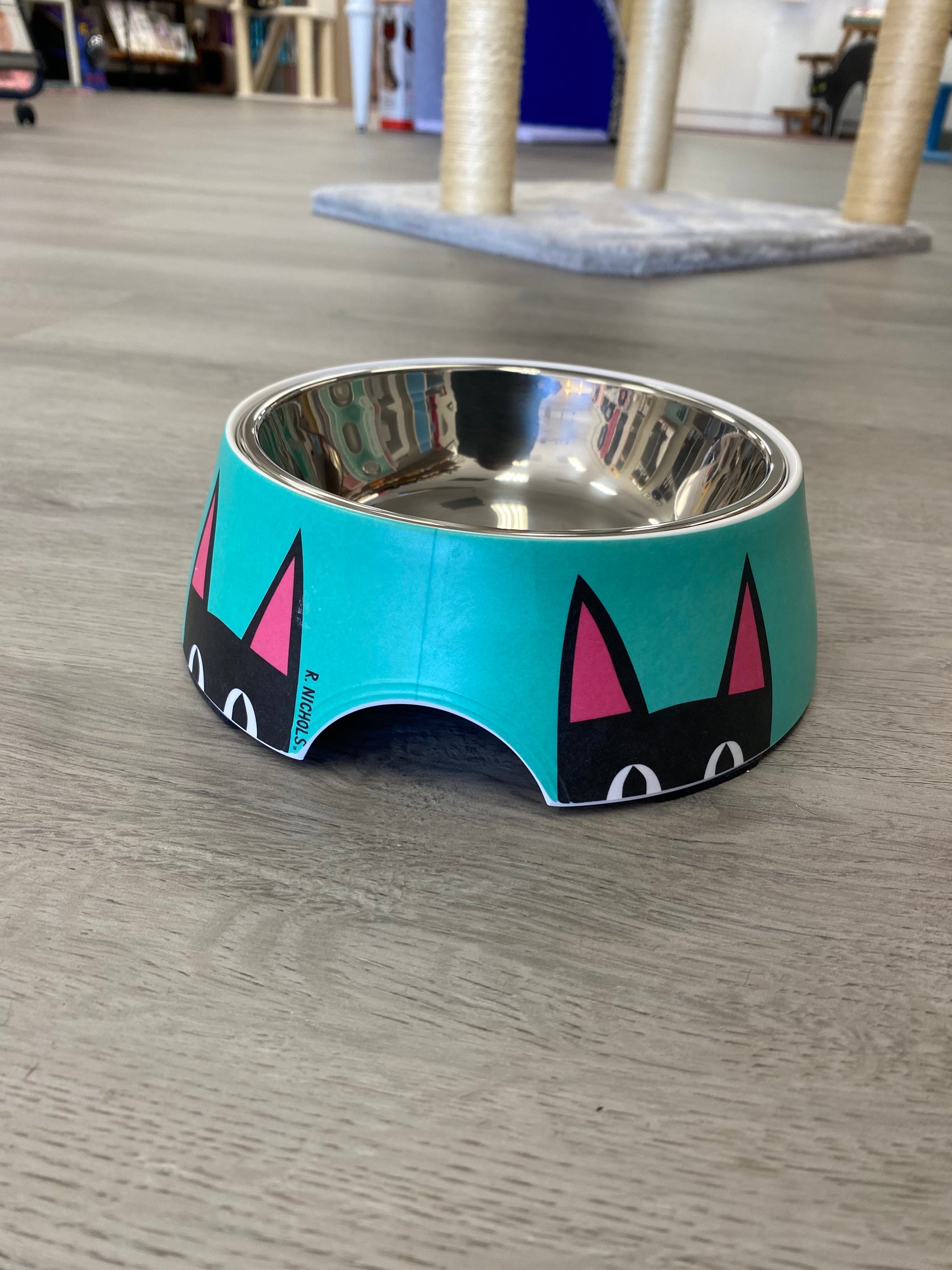 Cat Bowl - Peeking Kitty