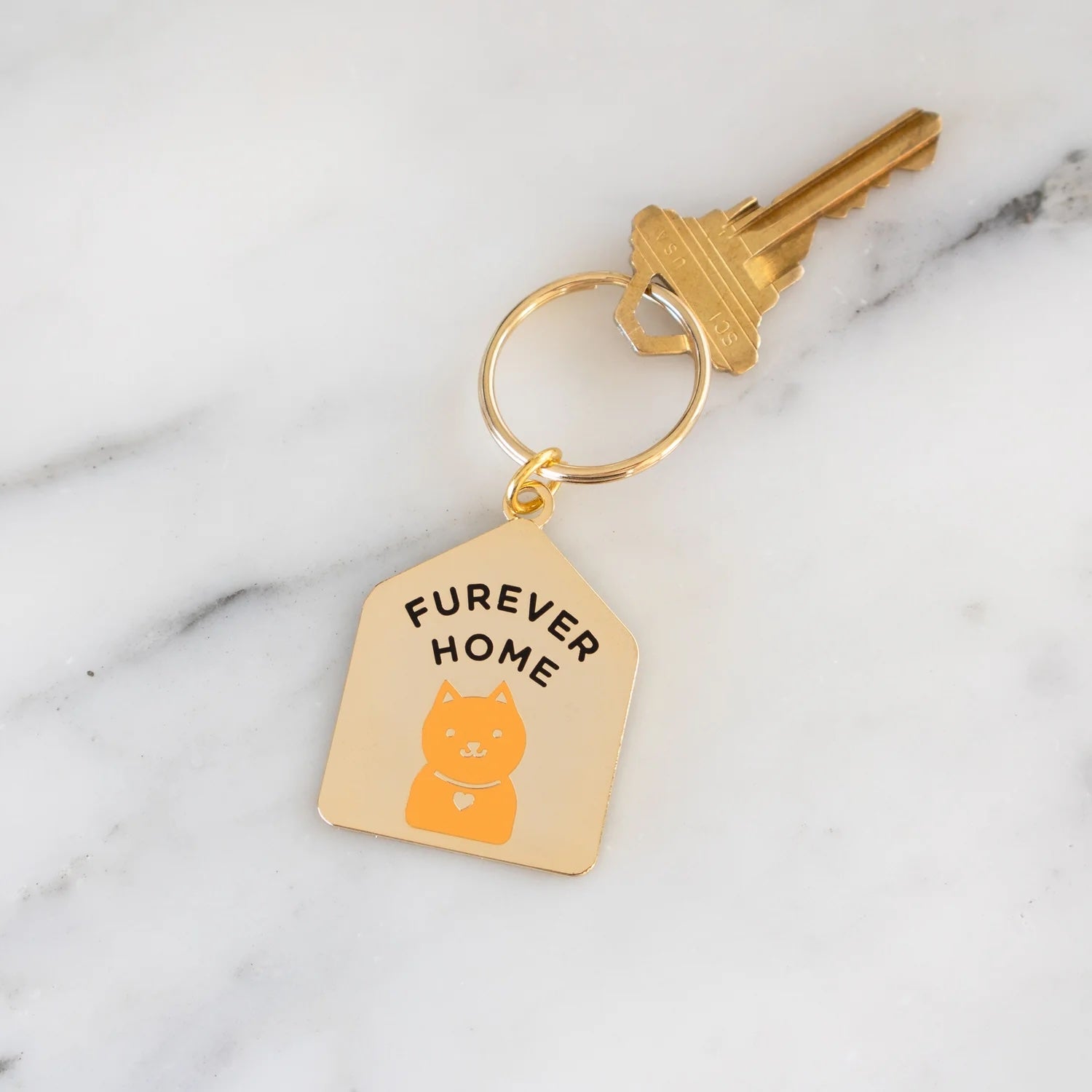 Furever Home Keychain