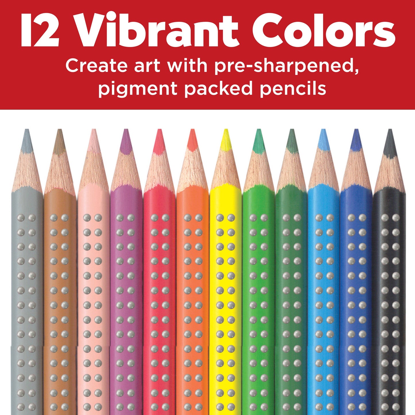 12 Colored Eco Pencils