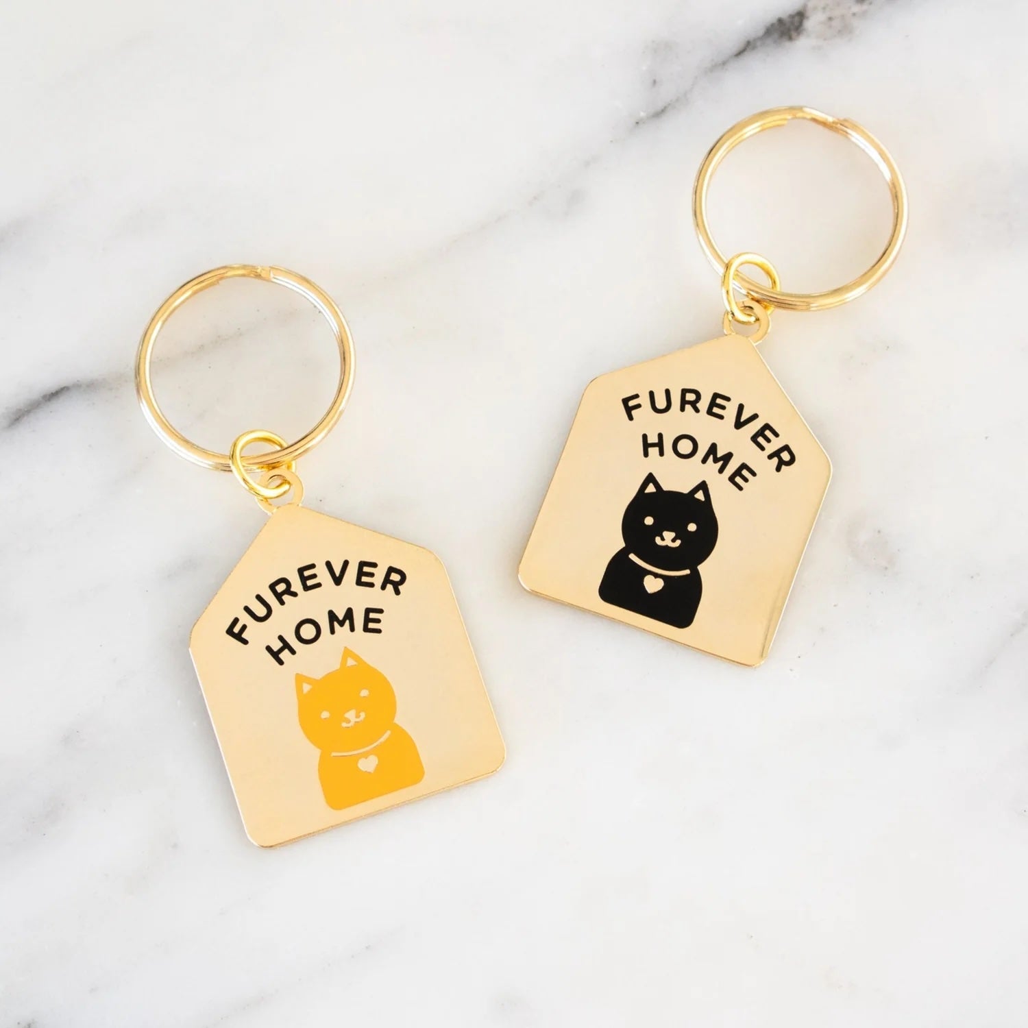 Furever Home Keychain