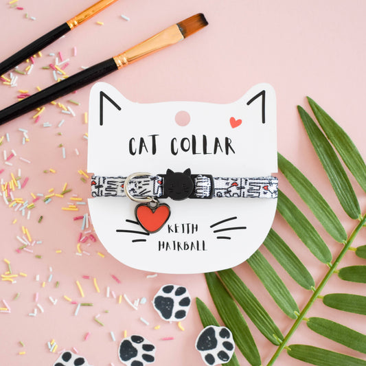 Artist Cat Collar - Keith Hairball