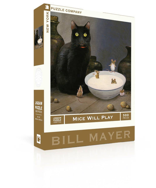 Mice Will Play - 500 Piece Jigsaw Puzzle