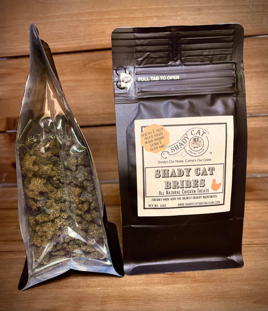 Shady Cat Bribes - Cat Treats : Chicken, Catnip and Silver Vine