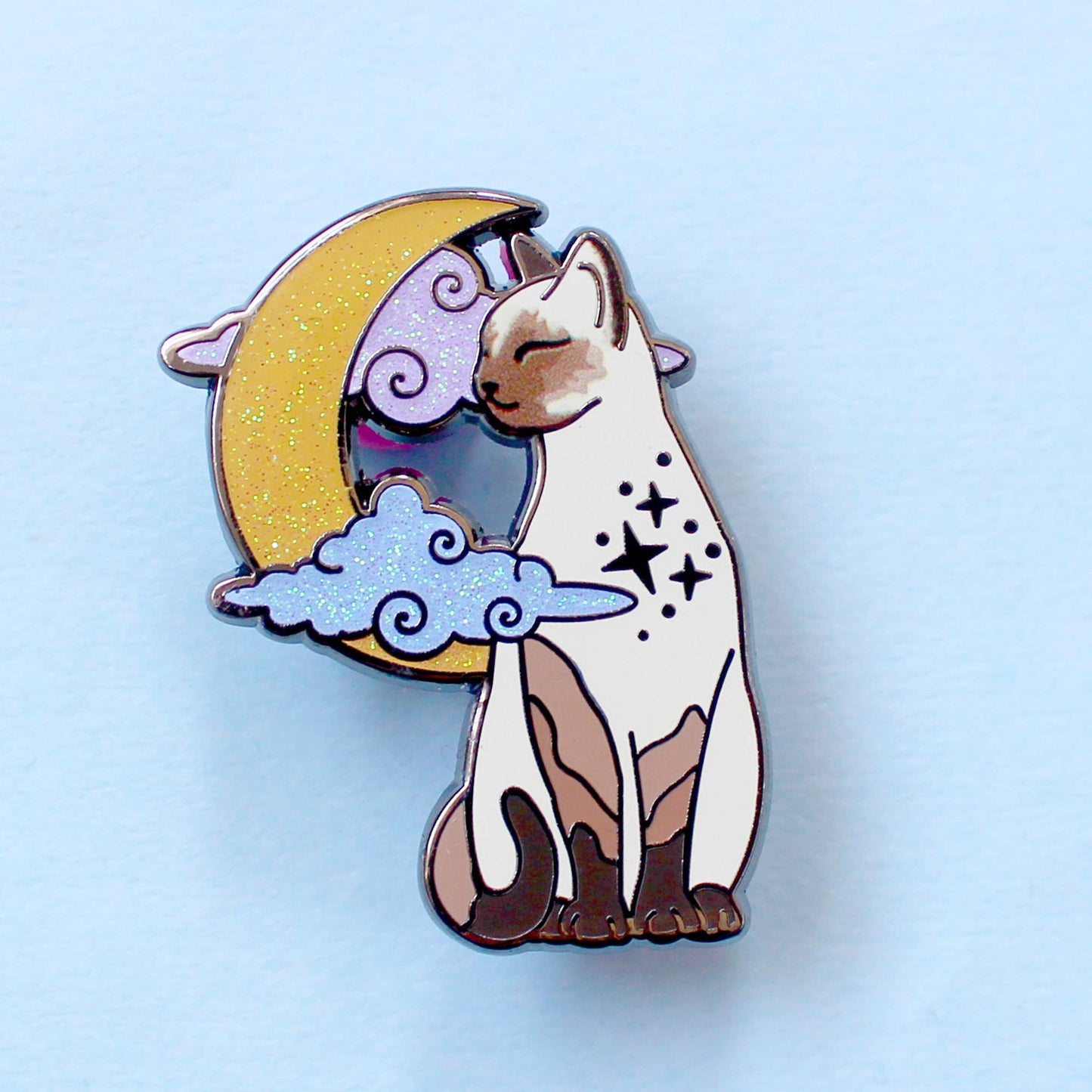 Pointed Cat Enamel Pin