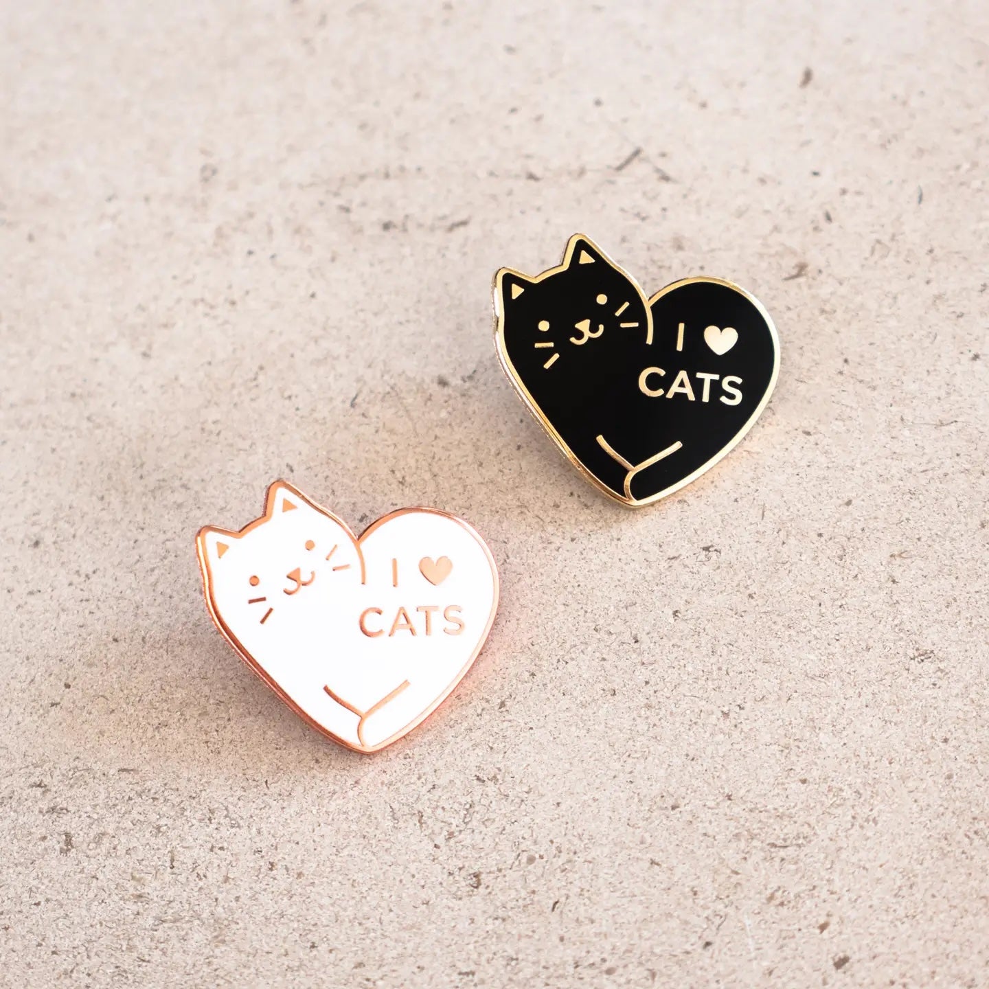 I Love Cats Pin