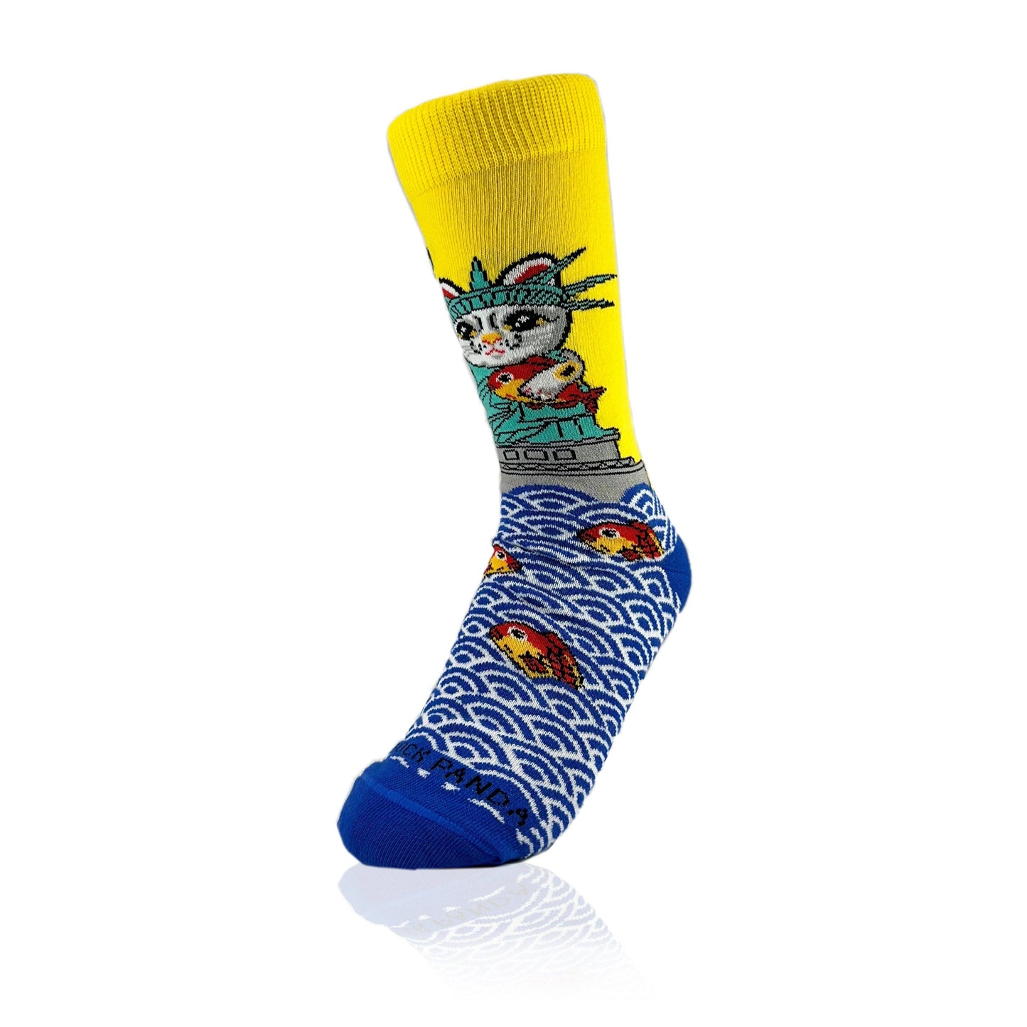Cat Statue of Liberty Socks